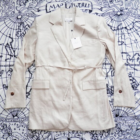 L'Academie || Danika Blazer Dress in Beige - Picture 2 of 13